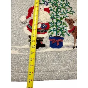 Vtg Design Options Philip & Jane Gordon Womens Christmas Sweater Size M/L Santa thumbnail 8