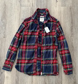 American Eagle Plaid Flannel thumbnail 1