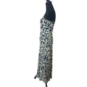 Shona Joy Leopard Chiffon Gown SIZE 4 One Shoulder Dress Formal Designer $480 thumbnail 9