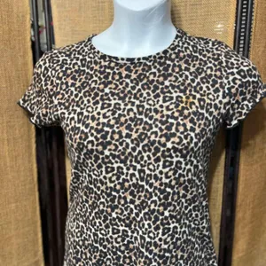 American Eagle Outfitters Black and Tan Flutter Sleeve Mini Dress thumbnail 2