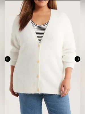 NWT Caslon Alpaca Blend Cardigan size M thumbnail 5