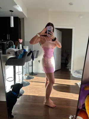 More to Come Pink Mini Dress Size XS thumbnail 3