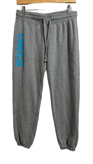 District Women's Sweatpants Jogger Pants Slim‎ Fit Gray Blue Sz M thumbnail 1