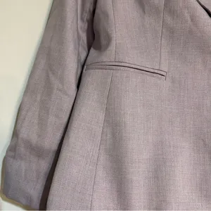 Ann Taylor Lavender Single Button Blazer Size 8 Petite Office Work Spring thumbnail 6