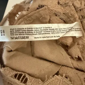 Free People Adella Bralette Womens XS Nude Tan Boho Lace Crochet Festival New thumbnail 5
