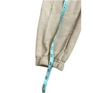 Aviator Nation Bolt 4 Sweatpants Sand & Neon Pink EUC $148 Preppy Loungwear thumbnail 7