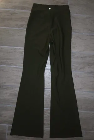 Old Navy Olive High-Rise Flare Leggings thumbnail 1