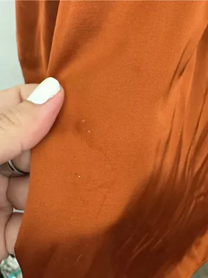 Abercrombie & Fitch Rust Orange Satin Silky Strappy Mini Dress XS thumbnail 4