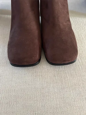 Jeffrey Cambell Hot Lava -K2 Knee-high stretch boot, Brown Suede, Size 10, NWT thumbnail 8