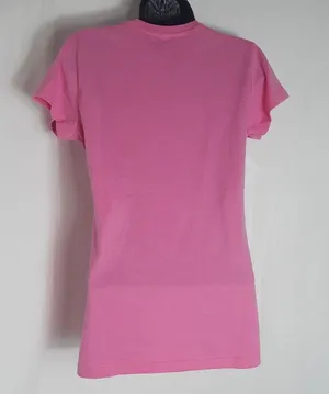 Women's Size Medium Pink Crew Neck T thumbnail 2