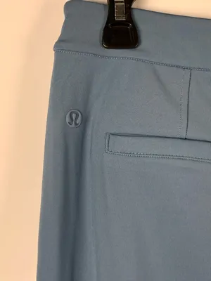Lululemon Womens Small Wide Leg Pants Blue Luxtreme Drawstring Stretch Athletic thumbnail 4