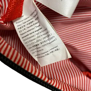 Herschel Classic Unisex Black Zip Striped Lined Travel Hip Pack Belt Bag OS thumbnail 5