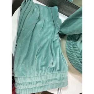 No Boundaries Juniors Velour Hoodie & Pants Set Green Casual Outfit XXL thumbnail 6