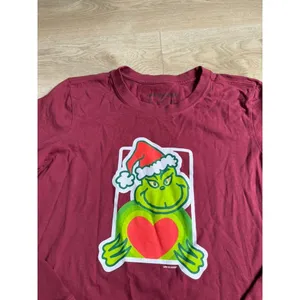 EUC Life Is Good Grinch with heart crusher tee long sleeve classic fit size M thumbnail 4