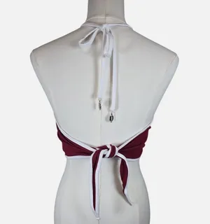 Halter top Red Size M thumbnail 2