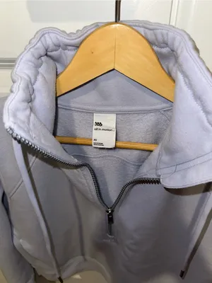 All In Motion Lavender Quarter-Zip Cropped Pullover Hoodie thumbnail 4