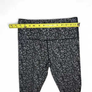 Varley Luna Speckled Black Gray High Rise Tights Workout Leggings Small ~27” Y2K thumbnail 6
