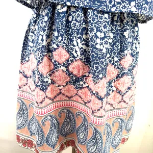 Abercrombie & Fitch Paisley Print Spaghetti Strap Dress Size Small thumbnail 3