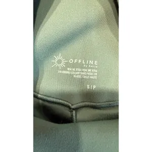 OFFLINE by Aerie Real Me Xtra 7/8 Leggings Olive Green High Rise Small 4496 thumbnail 4