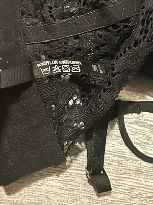 Body Frosting Black Lace Bra- size 36B thumbnail 5