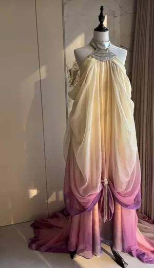 Padme Amidala’s Lake Dress Star Wars Halloween Costume Size M thumbnail 2