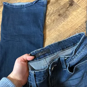 KANCAN Mid-Rise Dark Wash Flare Jean thumbnail 3