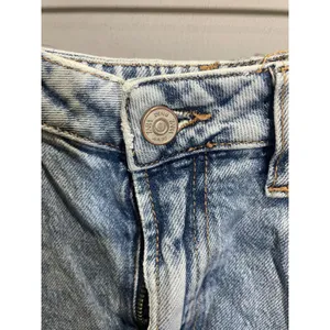Zara Denim Jeans Womens Size 6 Blue High‎ Waisted Straight Leg Casual Boho thumbnail 3