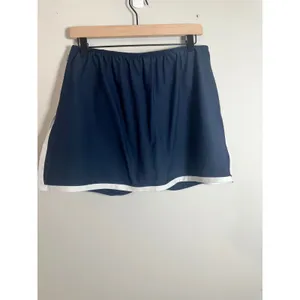 Nike Dri-FIT Vintage Navy Blue White Trim Athletic Tennis‎ Skort XL U31001SAB thumbnail 4
