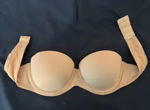 PINK/VS strapless nude push up bra thumbnail 1