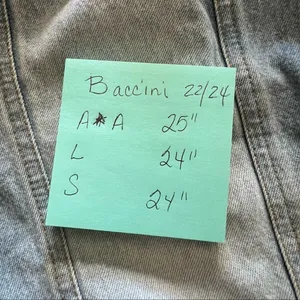 Baccini Denim Jacket in Washed Blue thumbnail 4