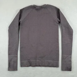 Lululemon Rare Colorway Rest Less Top Crewneck‎ Long Sleeve Thumbhole Textured 2 thumbnail 6