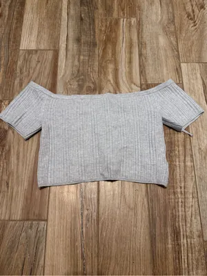 Aerie Reversible Sweater Cropped Top thumbnail 3