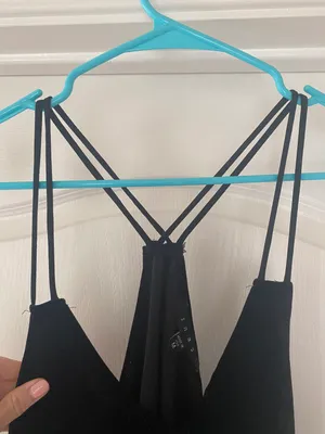 Snap Black Velvet Tank Top thumbnail 4
