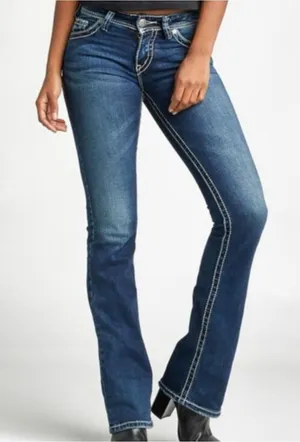 Silver Suki Low Rise Flare, Size 31, EUC thumbnail 1