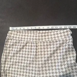 Long Sleeve 2 Piece Houndstooth BodyCon Pantsuit Jacket & Pants Set *Size L READ thumbnail 7