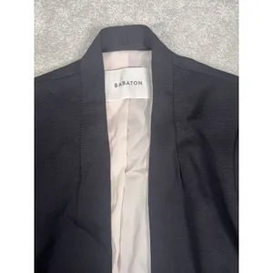 Aritzia Babaton Power Blazer Jacket‎ Womens 2 Open Front Slim Crepe Pockets thumbnail 5