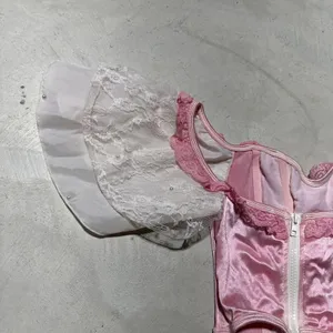Dollskill Trick N Treats Women's Pink Wired Corset Lace Back Top Size XS Sexy thumbnail 9