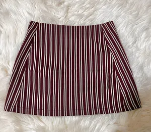 Urban Outfitters pinstripe pelmet mini skirt thumbnail 1