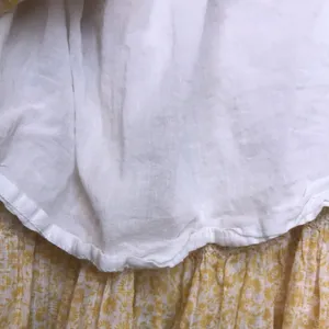 Billabong Women’s Boho Floral Print Yellow White Puff Sleeve Tiered Maxi Dress thumbnail 8