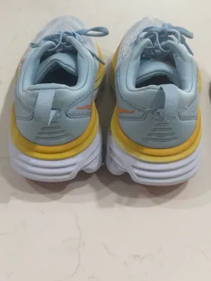 Hoka Women's Bondi 8 Running Shoes in Summer Song/Country Air thumbnail 7
