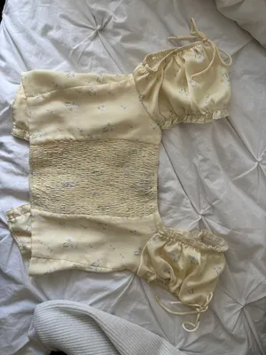 Princess Polly Allyson Bustier Top In Floral Yellow thumbnail 3