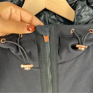 Athleta Windy‎ Point Hoodie Full Zip Front Layered Athleisure thumbnail 5