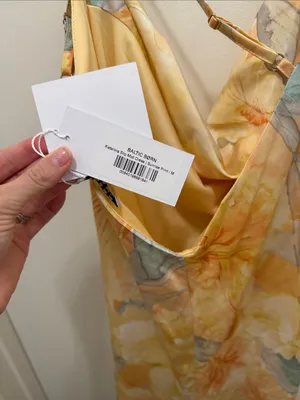 NWT Baltic Born Katarina Slip Midi Dress | Sunrise Print thumbnail 5