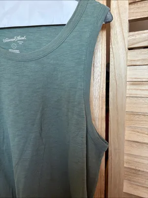 FINAL MARKDOWN Thread Sleeveless Tank Dress -  Green Large thumbnail 2