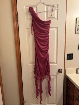 Hello Molly Off-Shoulder Ruffle Hem Midi Dress thumbnail 3