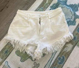 White boutique shorts thumbnail 1