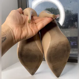 Candie's Nude Pointed Toe Stiletto Heels thumbnail 9
