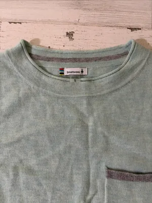 Smartwool Mint Green Shadow Pine Pocket Sweater merino wool thumbnail 3