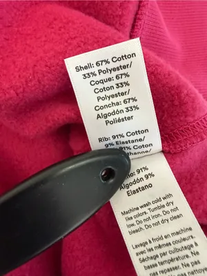 Beyond Yoga LuxeFleece Oversized Sweatshirt in Vivid Pink Mulberry thumbnail 9