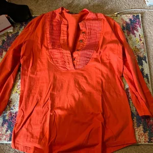 Ralph Lauren‎ large orange blouse thumbnail 2